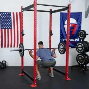 T-3 Series Power Racks - 1,100 LB Squat Rack Capacity | Titan Fitness